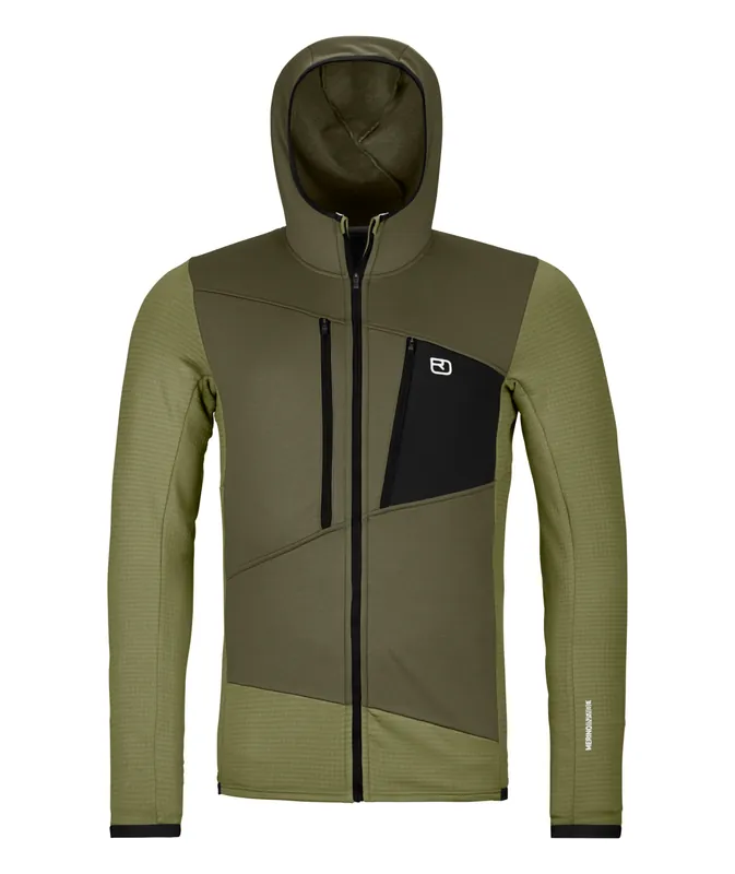 FLEECE GRID HOODY M Preisreduziert