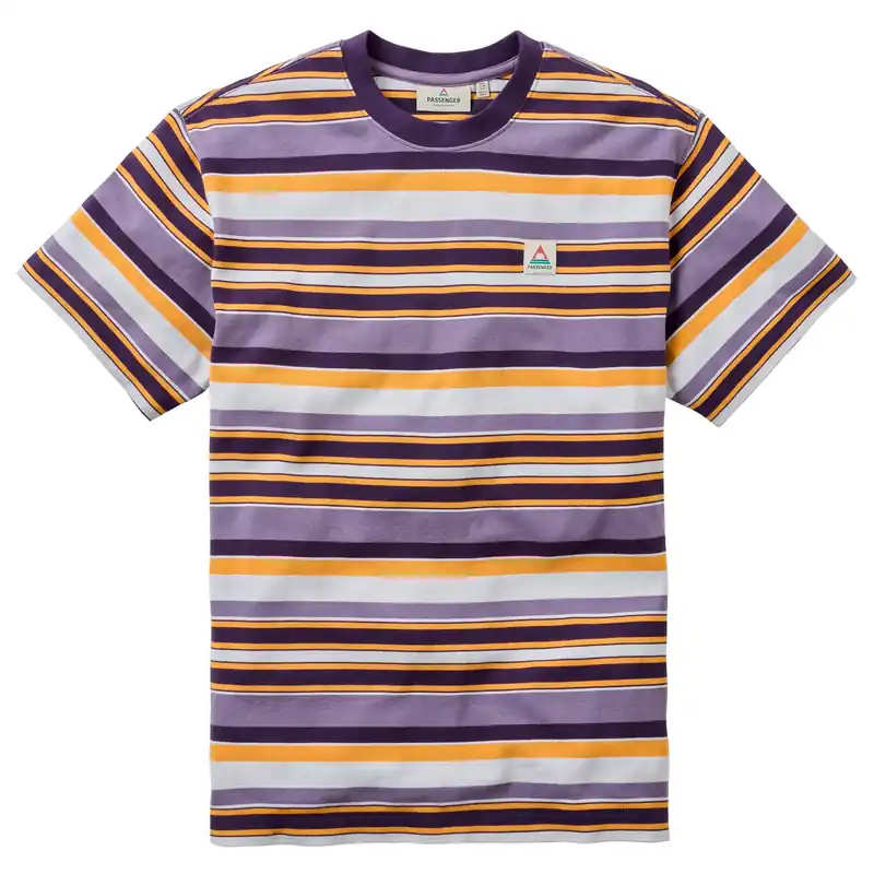 Wild Pine Texture Stripe T-shirt Sale