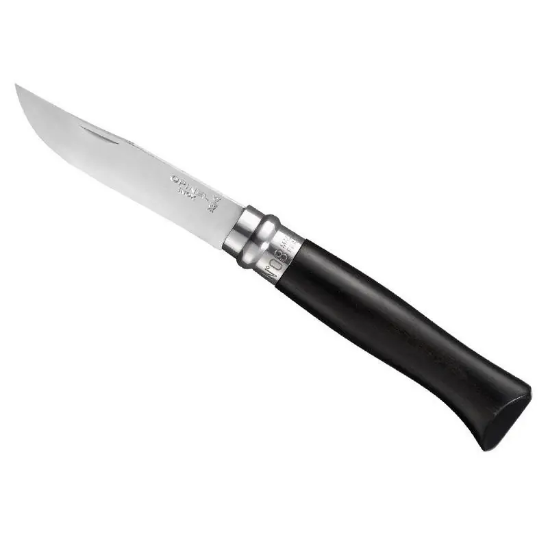 Markenprodukt Opinel polierte Edelstahlklinge Ebenholzgriff