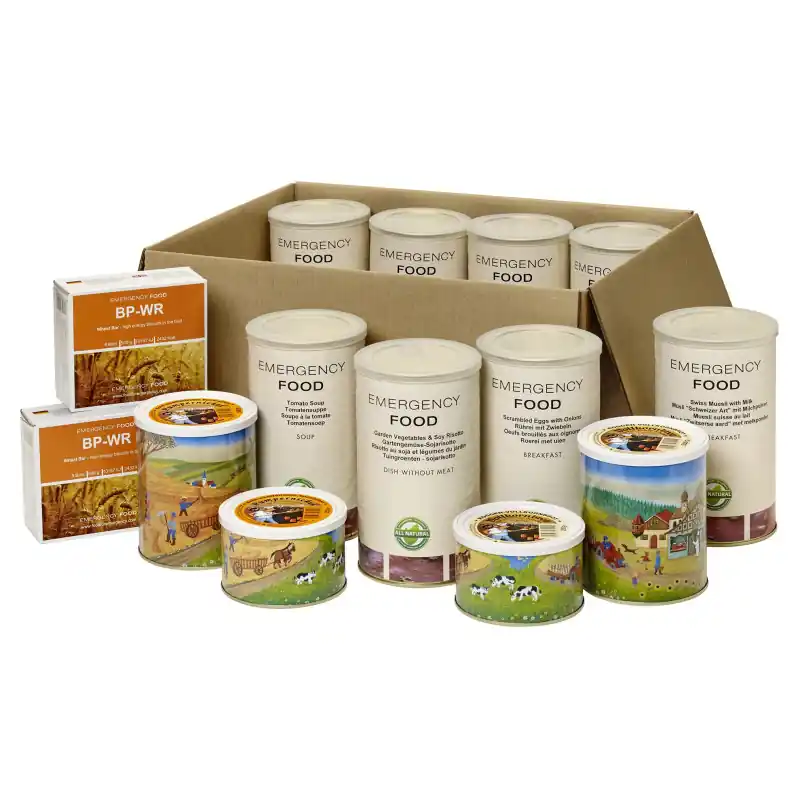 Stock alimentaire survie 30J avec viande Sofort Bestellen