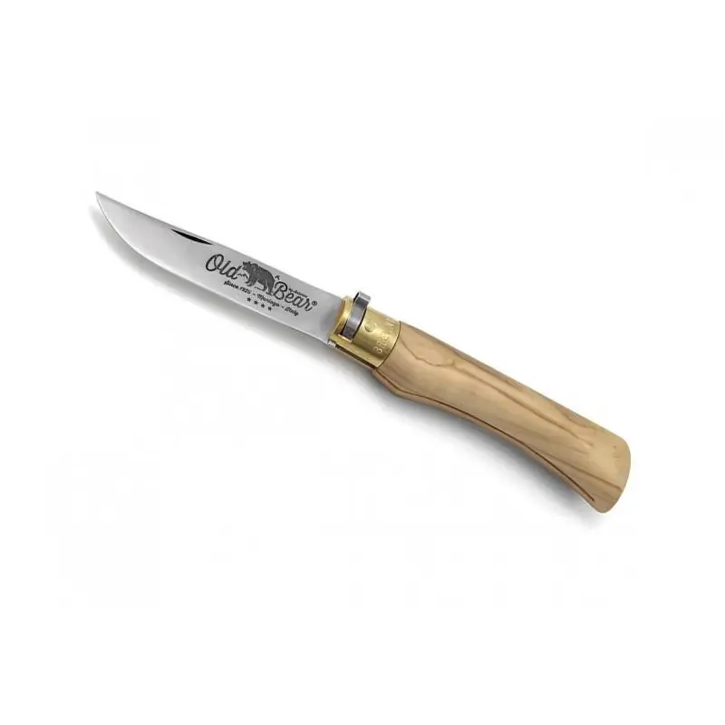 Couteau Old Bear Olivier XL Zertifiziert