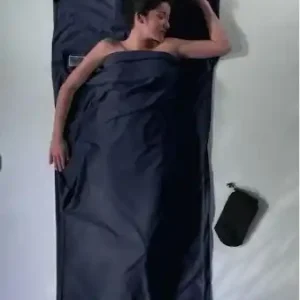 Zertifiziert Cocoon TravelSheet Baumwollflanell Hüttenschlafsack (Wärmeleistung +6,7°C / Max. Körpergröße 190cm / Gewicht 0,53kg)