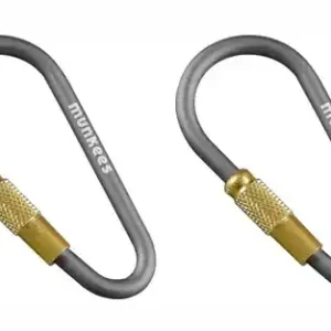Munkees Mini Link Karabiner mit Schraubverschluss (2 Stück) Schnäppchen
