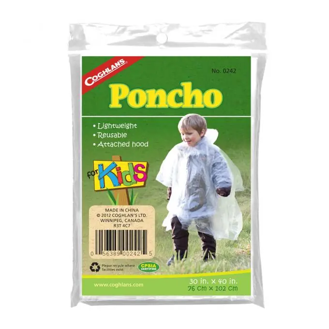 Coghlans Kinder-Notfall-Poncho Direkt Vom Hersteller