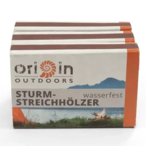 Direkt Vom Hersteller Origin Outdoors Wasserfeste Sturmstreichhölzer (3 x 20 Stück)