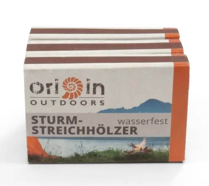 Direkt Vom Hersteller Origin Outdoors Wasserfeste Sturmstreichhölzer (3 x 20 Stück)