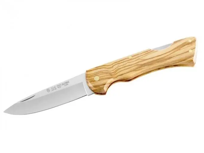 Markenprodukt Nieto Taschenmesser, AN.58 Stahl Olivenholz