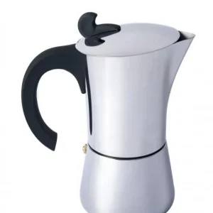 Basic Nature Espresso Maker Edelstahl 6 Tassen Aktuell