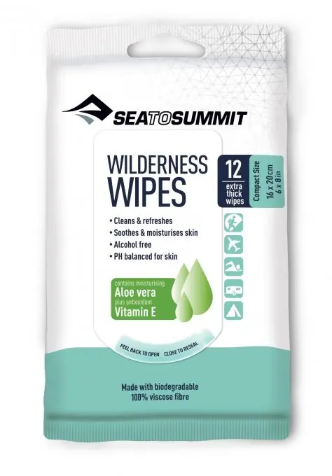 Sea To Summit Wilderness Wipes Compact (12 Stück) Bestseller
