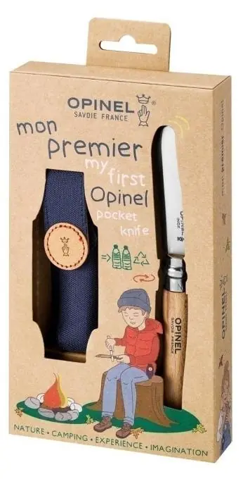 Opinel Kindermesser No. 7 mit Etui Direkt Vom Hersteller