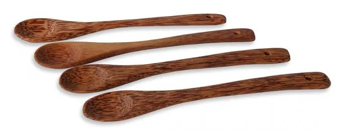 Zertifiziert Tatonka Kokosnussholz-Löffel Set (4 Stück)