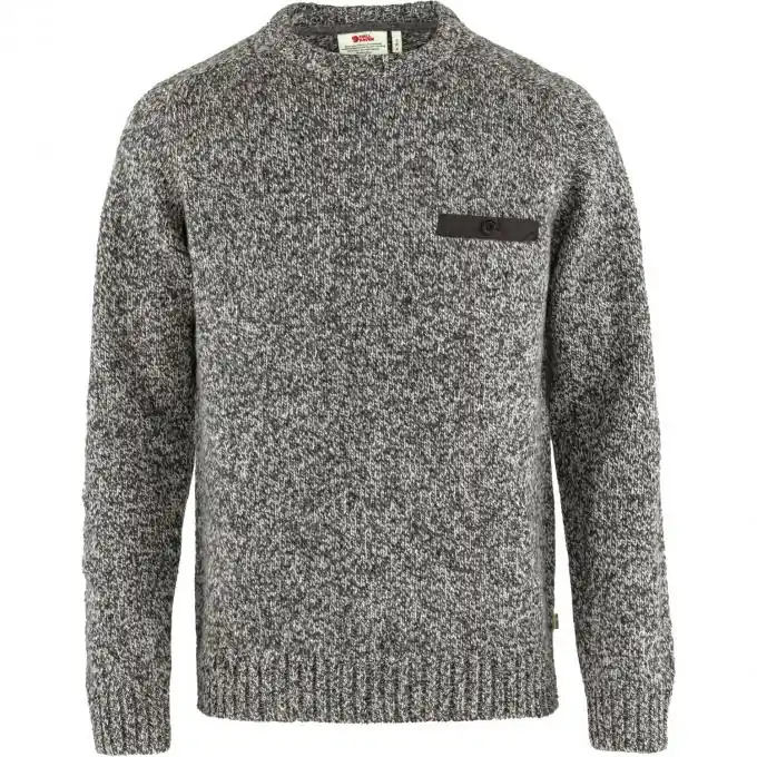 Fjällräven Herren Lada Rundhals-Wollpullover Mega-Angebot