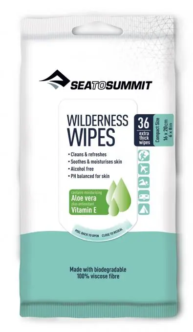 Sea To Summit Wilderness Wipes Reinigungstücher (36 Stück) Finale Aktion