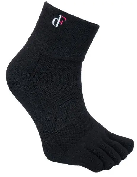 Geprüft dF Mini Crew Trail Zehensocken