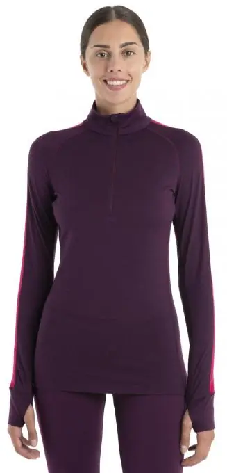 Icebreaker Damen Merino ZoneKnit 200 LS Half Zip Sale