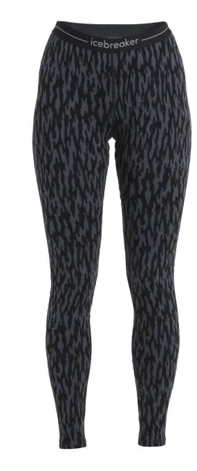 Icebreaker Damen Merino 260 Vertex Thermo-Leggings Glacial Flow Geprüft