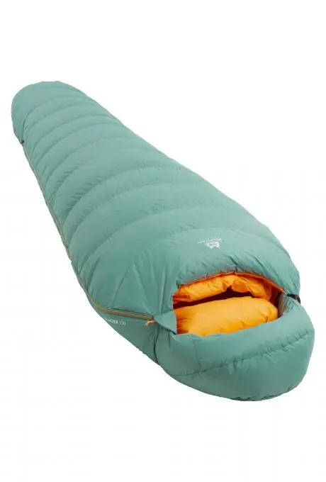 Highlight Mountain Equipment Damen Glacier 700 Long Daunenschlafsack (Damen bis -6°C / max. Körpergröße 185cm / Gewicht 1,23kg)
