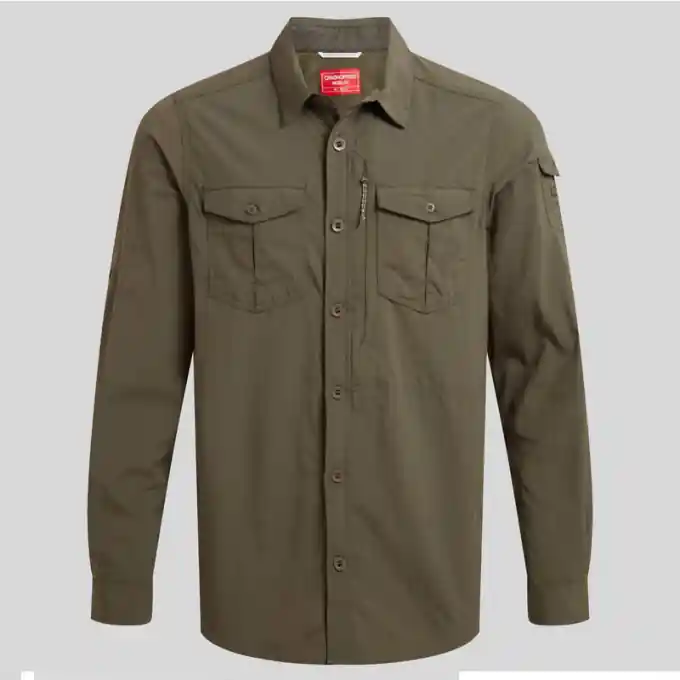 Markenware Craghoppers Herren NosiLife Adventure III Langarmhemd