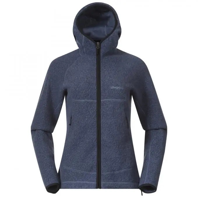 Bergans Damen Vaagaa Merino Terry Midlayer Jacke Meistverkauft