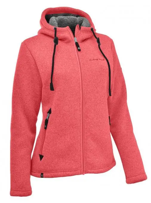 Maul Sports Damen Chieming - Strickfeecejacke mit Kaputze Preisknaller