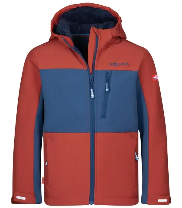 Abverkauf Trollkids Kinder Bergsfjord Winter Softshelljacke