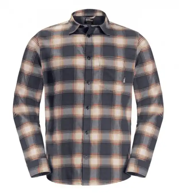 Direktkauf Jack Wolfskin Herren Wanderweg Flanellhemd
