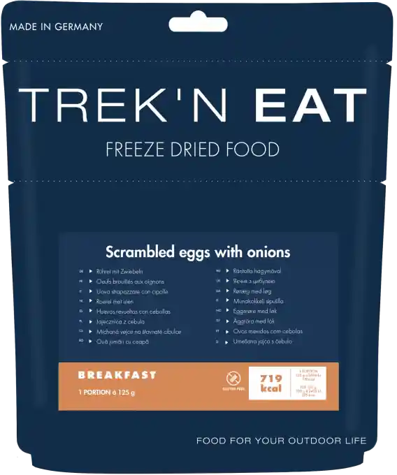Trek‘n Eat Trek N Eat Rührei mit Zwiebeln ( 125g / 719 kcal gefriergetrocknet ) Nur Heute