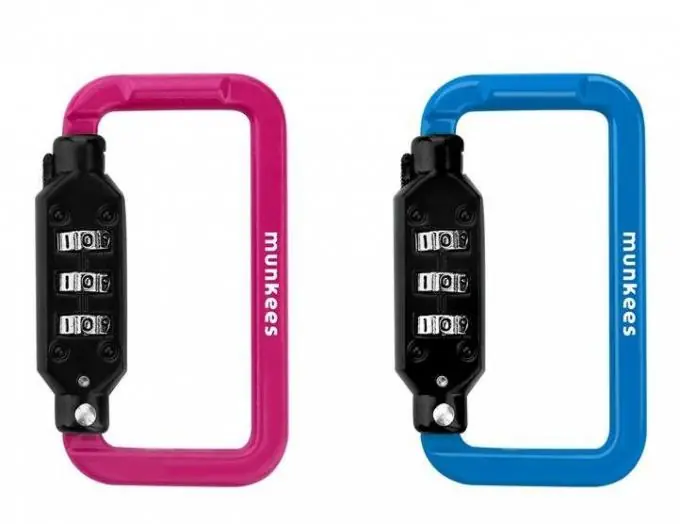 Munkees 2er-Pack Zahlenschloss Karabiner Square Top-Angebot