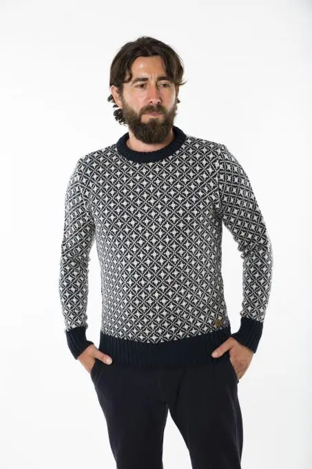 Jetzt Bestellen Fuza Wool of Denmark Herren Björn Wollpullover