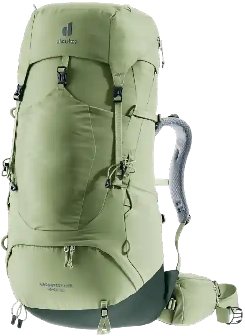 Finale Aktion Deuter Aircontact Lite 45 + 10 SL Trekkingrucksack (Volumen 45+10 Liter/ Gewicht 1,54 kg/ Rückenlänge 35-56 cm)