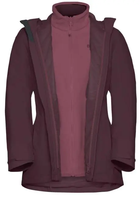Abverkauf Jack Wolfskin Damen Moonrise 3in1 Jacke