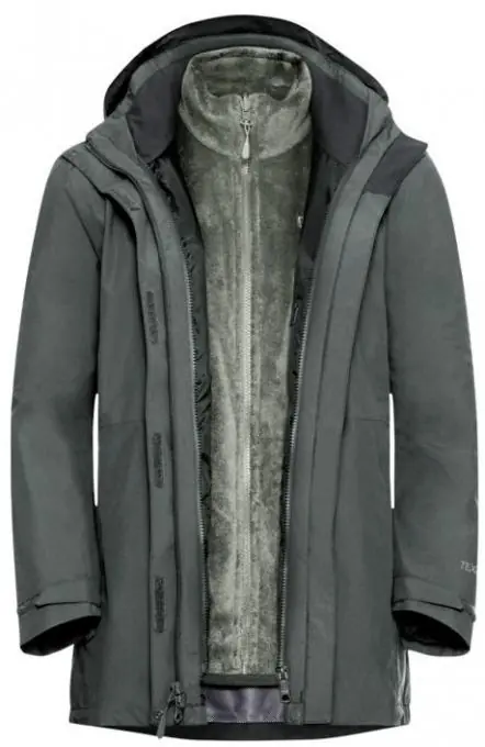 Sichere Zahlung Jack Wolfskin Damen Rotwand 3in1 Jacke