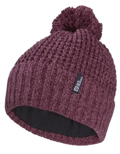 Jack Wolfskin Damen Medley Knit Bommelmütze Schneller Versand