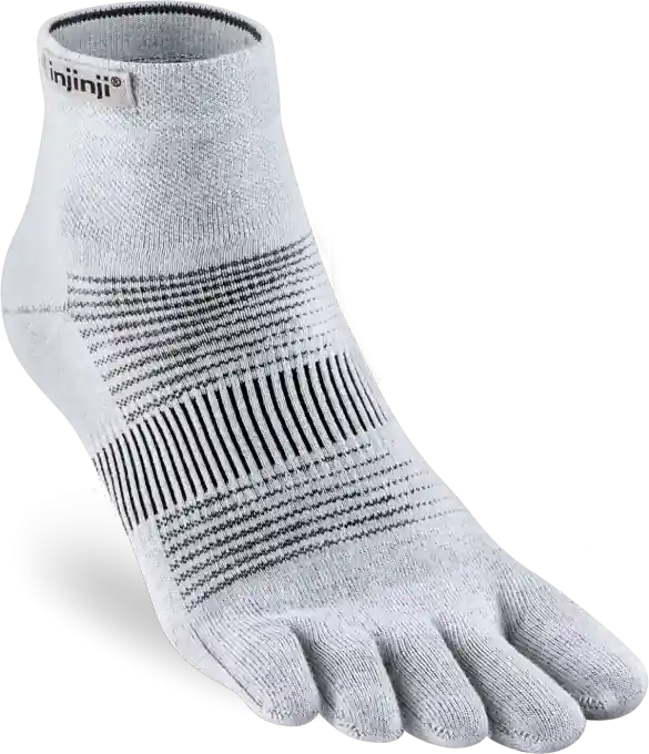 injinji Unisex Run Lightweight Mini-Crew Zehensocken Neue Kollektion