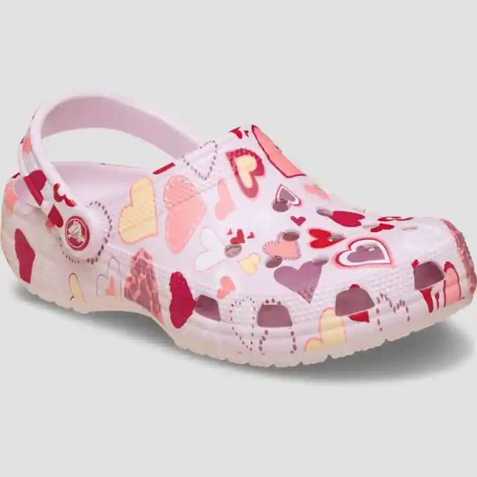Neuheit Crocs Unisex Classic Valentine‘s Day Clog