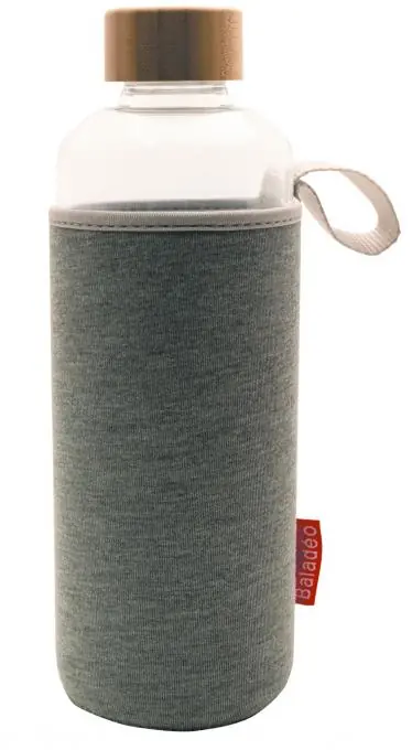 Schnäppchen Baladeo Reisui 1L Glasflasche mit Hülle