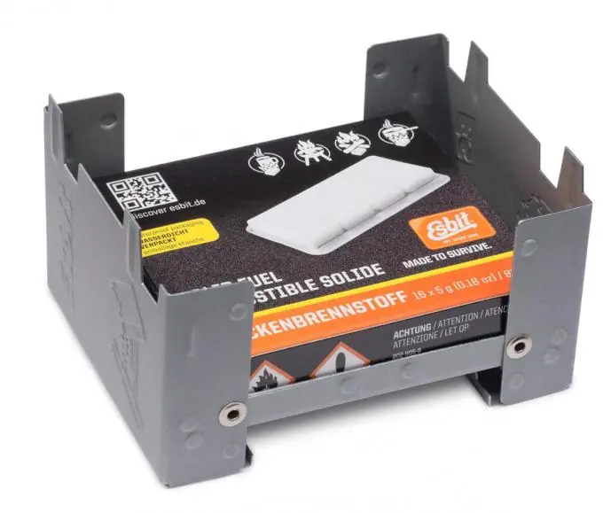 Neue Ware Esbit Taschenkocher klein inkl. 16x5g Brennstoff