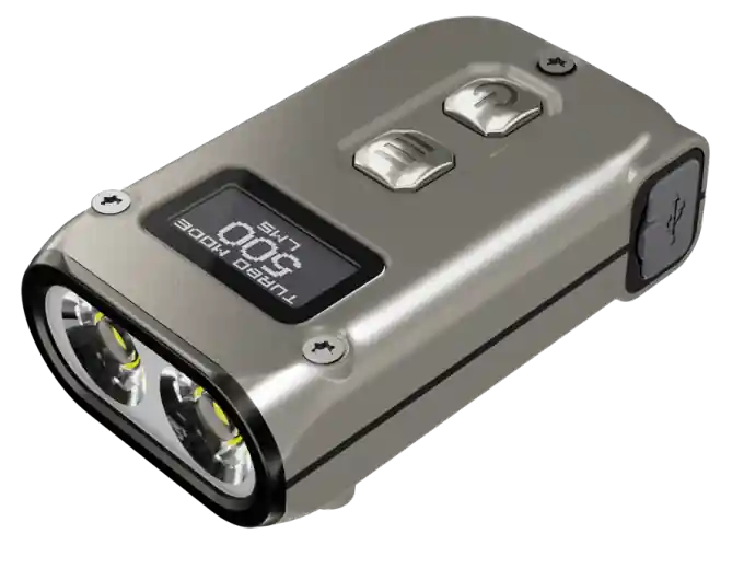 Nitecore Tini 2 Titanium 500 Lumen Taschenlampe Zertifiziert