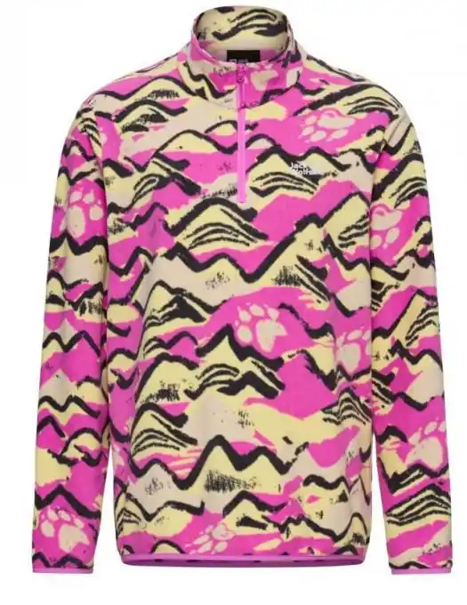 Highlight Jack Wolfskin Damen Paw Era 100 Print Fleecepullover