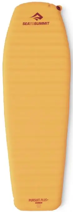 Nur Heute Sea To Summit Pursuit Plus SI Large Isomatte (Maße 198 x 64 x 7,5 cm / Gewicht 1,0kg / Isoliert bis -11°C)