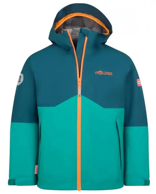 Kracherpreis Trollkids Kinder Gjende Regenjacke