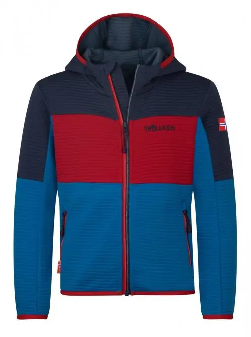 Zertifiziert Trollkids Kinder Sogndal XT Fleecejacke