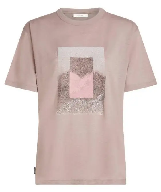 Sonderaktion Icebreaker Damen Merino 150 Tech Lite Relaxed Mountain Shift T-Shirt