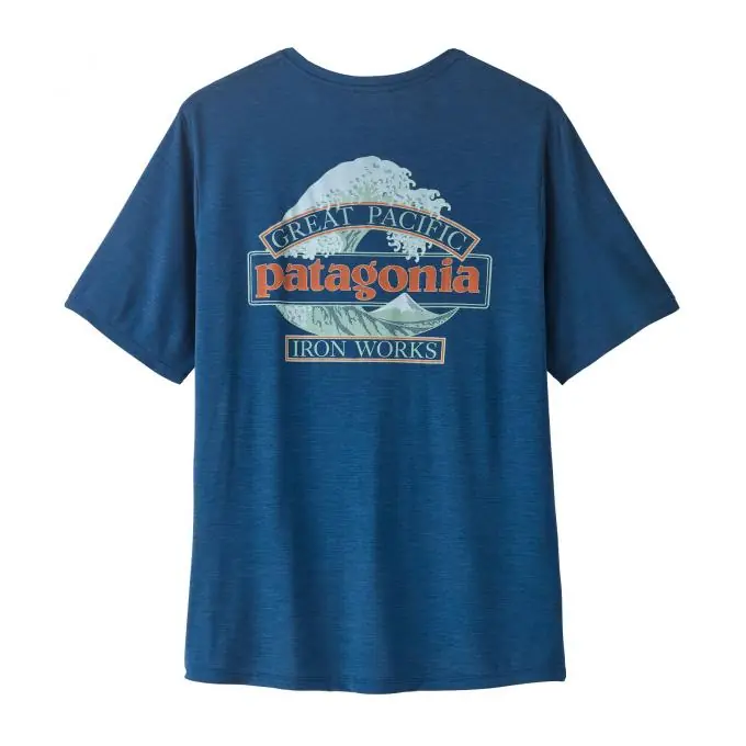 Neu Patagonia Herren Cap Cool Daily Great Waves T-Shirt