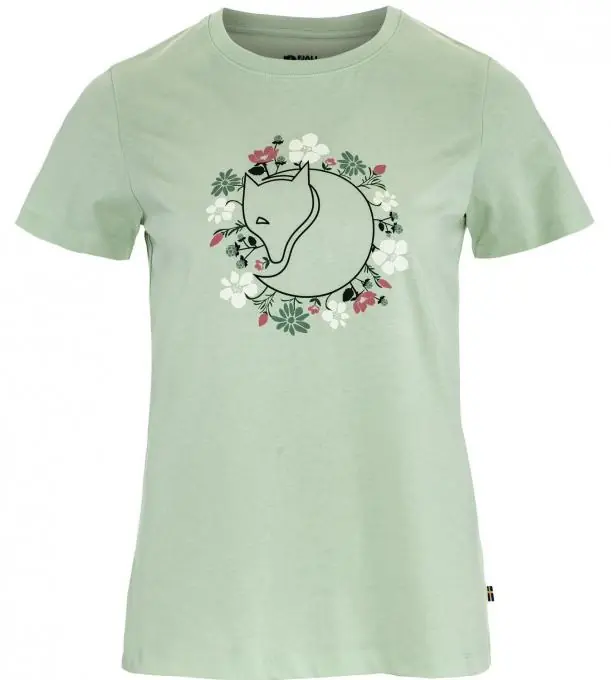 Fjällräven Damen Fjällblomster Fox T-shirt Garantierte Lieferung