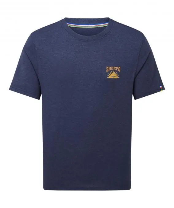 Sherpa Herren Jutnu Psychedelic T-Shirt Top-Seller