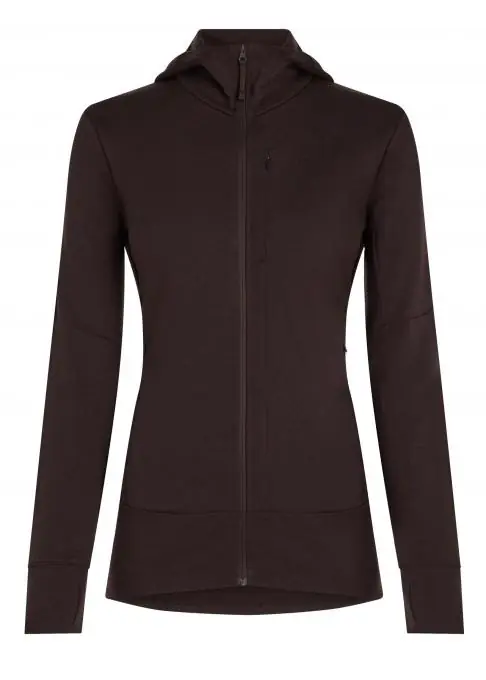 Günstig Icebreaker Damen Quantum IV LS Zip Wollhoody
