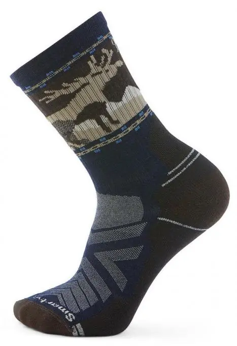 Smartwool Herren Light Cushion Crew Mountain Moose Wandersocken Jetzt Kaufen
