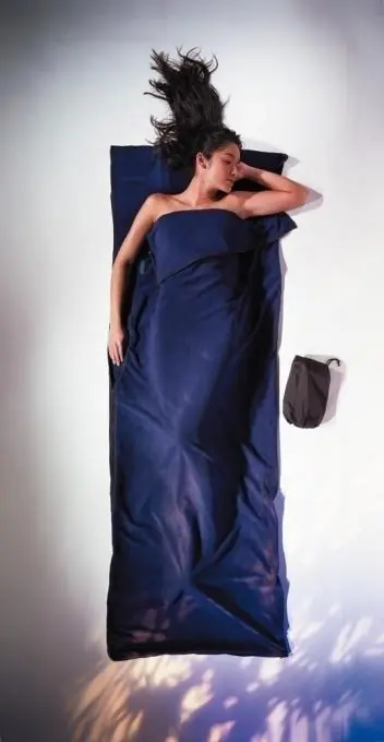 Cocoon TravelSheet Polyester Hüttenschlafsack (Wärmeleistung +8°C / Max. Körpergröße 190cm / Gewicht 0,91kg) Markenware