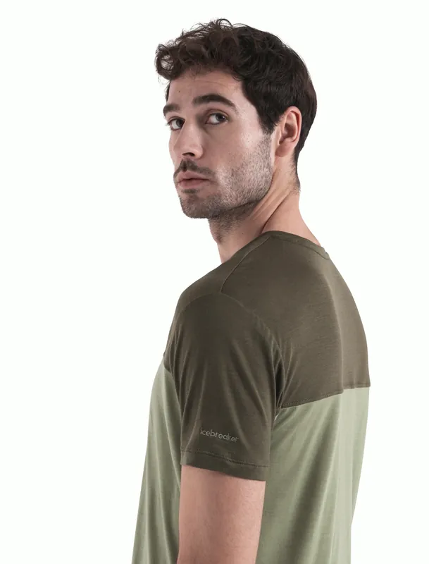 Men Merino Blend 125 Cool-Lite™ Sphere SS Tee Colour Block Preis Gesenkt
